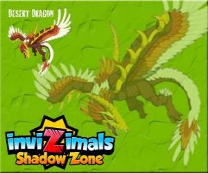 Puzzle Desert Dragon. Invizimals Shadow Zone. Αυτό το ισχυρό Δράκος ελέγχει τον ήλιο και τη ζωή στις σπηλιές της ερήμου Γκόμπι